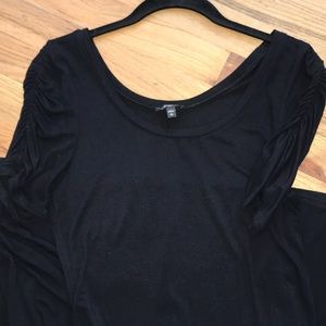 Express black maxi dress